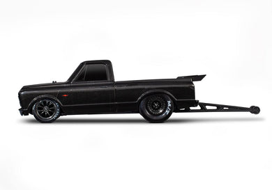 Traxxas 1/10 Scale Drag Slash, Black, Fully Assembled, Ready-to-Race® with TQi™