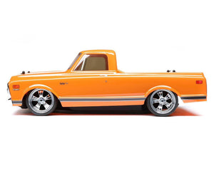 Losi RC Truck 1/10 1972 Chevy C10 Pickup Truck V100 AWD RTR Batteries and Charger Not Included Orange LOS03034T1 - Hobby Shop
