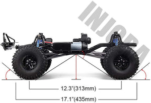 RC Frame Chassis Assembled Frame Chassis for 1/10 RC Crawler SCX10 II 90046 90047 (with Wheels) - Hobby Shop