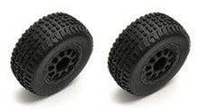 Load image into Gallery viewer, Spoke wheels /Tires FR, Team Associated 21277 Spoke Wheel/Tire Fr, Black - Hobby Shop