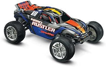 Load image into Gallery viewer, Traxxas Nitro Rustler: 2WD Stadium Truck with TQi 2.4 GHz Radio &amp; TSM (1/10 Scale), Blue - Hobby Shop