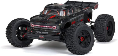 ARRMA RC Truck Outcast 4X4 8S BLX 1/5 Stunt Truck Black RTR(Transmitter and Receiver Included.