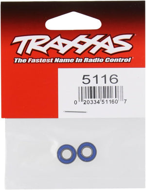Traxxas 5116 5 x 11 x 4mm Ball Bearing with Blue Rubber Shield, Set of 2