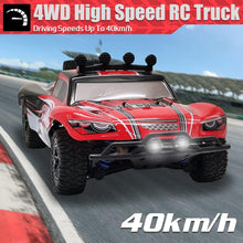 Load image into Gallery viewer, 1:18 Scale High Speed Remote Control Car 2.4GHz RC Racing Car 4WD Top Speed 25MPH