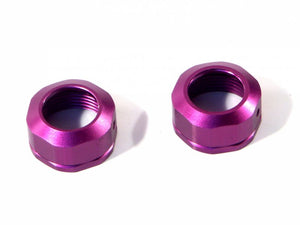 Part# #72102 - SHOCK CAP 12xM13x0.8mm (2 pcs/ PURPLE/ GROOVED)