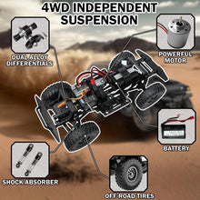 Load image into Gallery viewer, 1/24 RC Rock Crawler RC Truck 4x4 Off Road Crawler Climbing Vehicle All Terrain RC