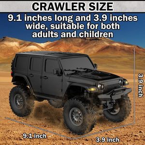 1/24 RC Rock Crawler RC Truck 4x4 Off Road Crawler Climbing Vehicle All Terrain RC