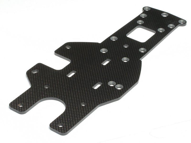 HPI part #87444 - REAR CHASSIS PLATE (WOVEN GRAPHITE/BAJA 5B)