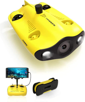 gladius Mini S Underwater Drone with a 4K+EIS Image Stabilization Camera for Real Time Viewing Depth and Temperature Data, Direct-Connect Remote Controller, Dive to 330ft Underwater, Portable ROV - Hobby Shop