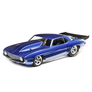 1/10 '69 Camaro 22S 2WD No Prep Drag Car Brushless RTR, Blue - Hobby Shop