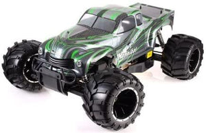 1/5th Exceed RC Hannibal 32cc Gas-Engine Remote Controlled Off1/5th Giant Scale Exceed RC Hannibal 32cc Gas-Engine Remote Controlled Off-Road RC Monster Truck w/ 2.4Ghz TX 100% RTR & Fail Safe (Green)-Road RC Monster Truck w/ 2.4Ghz TX 100% RTR - Hobby Shop