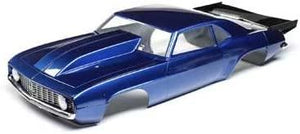 69' Camaro Body Set Blue 22S Drag Car LOS230092 Car/Truck Bodies Wings & Decals - Hobby Shop