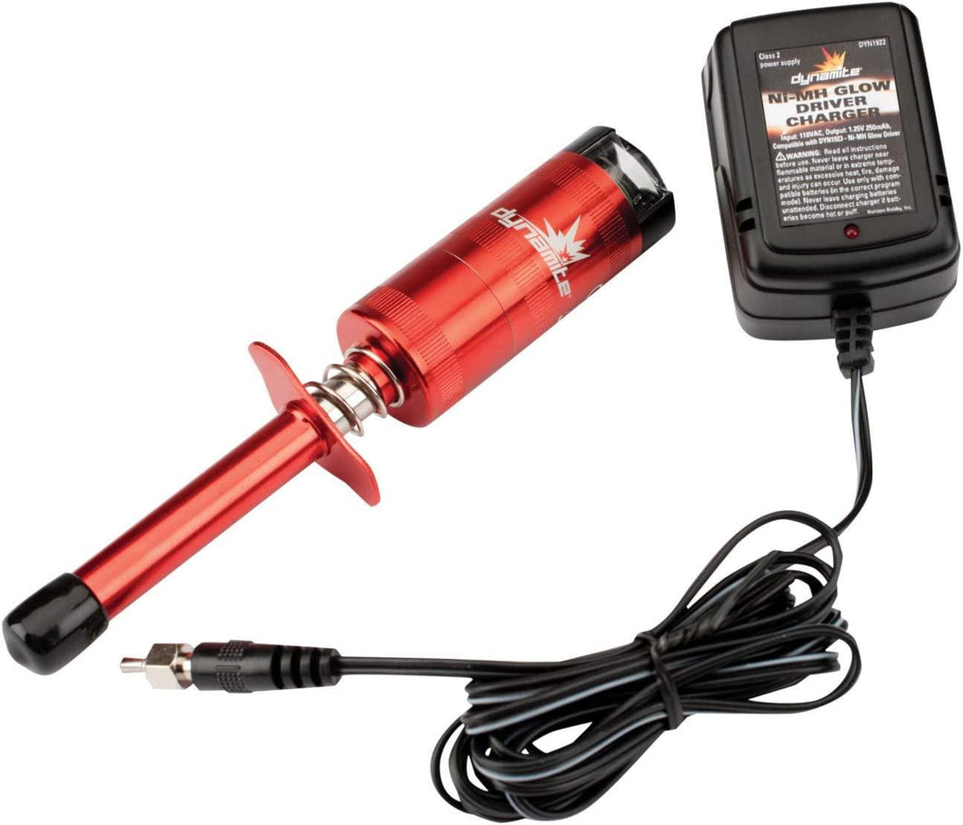 Dynamite Metered Glow Driver with 2600mAh Ni-MH & Charger DYN1922 Glow Plugs - Hobby Shop
