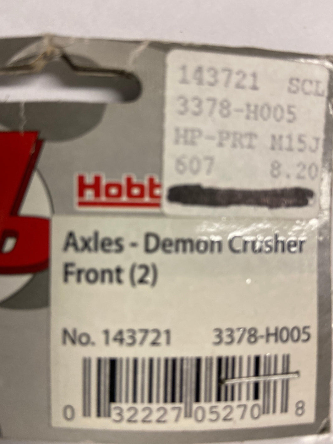 Hobby People Axles - Demon Crusher Front (2) - Hobby Shop