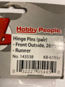Hobby People Hinge Pins 26mm - Hobby Shop