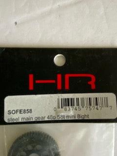 Hot Racing SOFE58M05 Steel 58t 0.5mod Spur Gear - 1/14 Losi Vaterra - Hobby Shop
