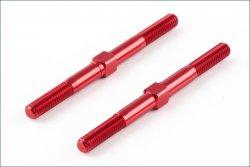 Kyosho Hard Tie Rods Hard Tie Rod(3x40mm/2pcs/Red/TF-5 Stalli TFW111 - Hobby Shop