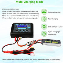 Load image into Gallery viewer, Lipo Battery Charger, 1-6S Balance Charger Discharge 150W 10A AC/DC for Li-Po Li-Hv Li-Ion Li-Fe NiMH NiCd Pb Hobby Battery Charger with Deans/Tamiya/JST/EC3/HiTec Connectors Cable Power Supply1 - Hobby Shop