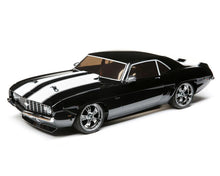 Load image into Gallery viewer, Losi 1969 Chevy Camaro V100 RTR 1/10 4WD Electric 4WD On-Road Car (Black) w/2.4GHz Radio - Hobby Shop