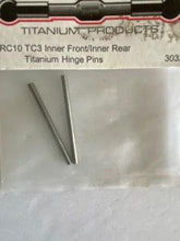 Load image into Gallery viewer, Lunsford Titanium inner front / inner rear hing pins - Hobby Shop