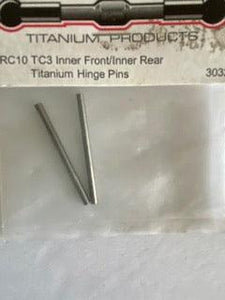 Lunsford Titanium inner front / inner rear hing pins - Hobby Shop