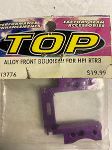Purple Aluminium Alloy Front Bulkhead for HPI 1/10 RTR3 (must use w/ T3782) - Hobby Shop