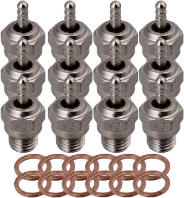 RC 1:8 1:10 70117 Stainless Steel Glow Spark Plug Replacement for HSP N3 15~28 Hot Nitro Engines Pack of 12 - Hobby Shop
