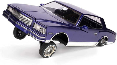 Redcat Racing Monte Carlo RC Car 1/10 Scale Fully Licensed 1979 Chevrolet Monte Carlo Lowrider – 2.4Ghz Radio Controlled Fully Functional Lowrider Car – Purple - Hobby Shop