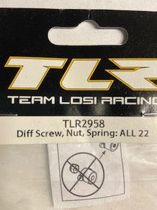 TLR   Diff Screw ,nut, - Hobby Shop